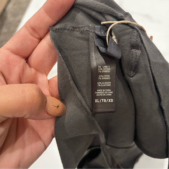 New SKIMS by Kim Kardashian Raw Edge Triangle Bralette in Gunmetal Size XL - Picture 8 of 9